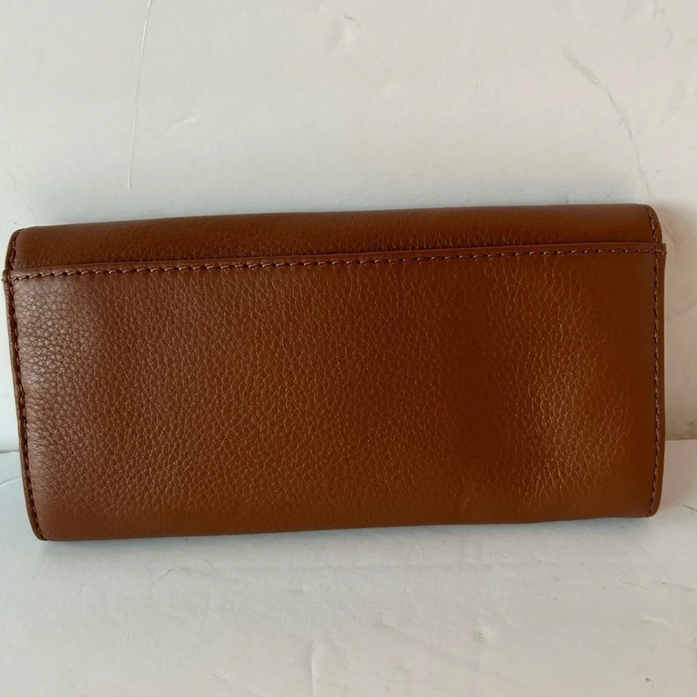 Michael Kors NWOT Fulton Tan Leather Full Size Wallet